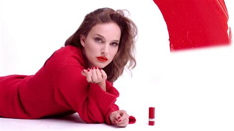 dior ultra rouge natalie portman|dior rouge lipstick commercial.